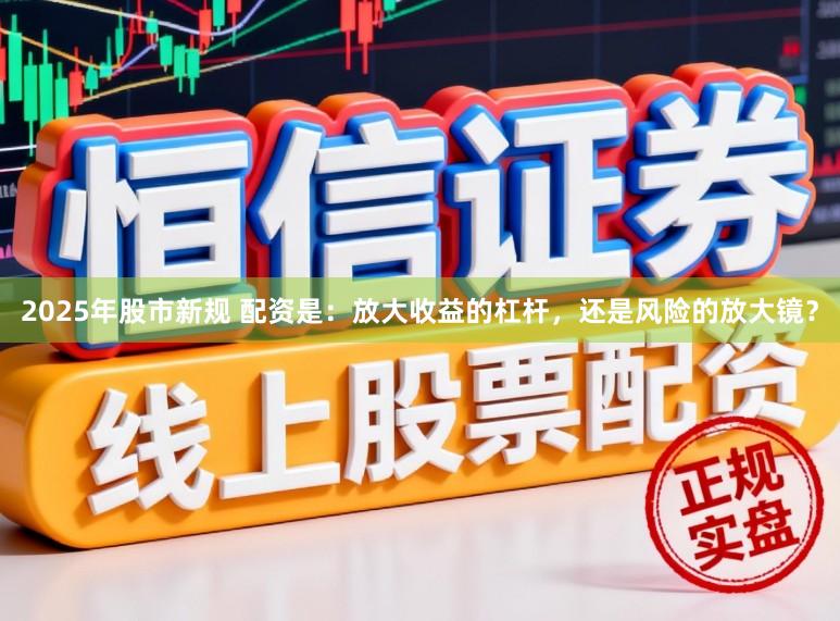 2025年股市新规 配资是：放大收益的杠杆，还是风险的放大镜？